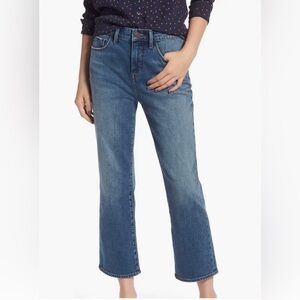 Treasure & Bond Praise Flare High Rise Crop Medium Wash - Size 29